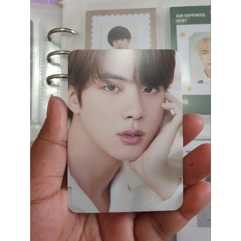 photocard jin dicon bts japan