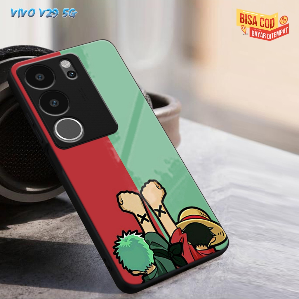 (CC262)CASING GLASS VIVO V29 5G CASING GLOSSY V29 5G CASE KACA VIVO V29 5G SOFTCASE VIVO V29 5G
