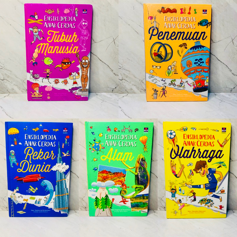 Ensiklopedia Anak Cerdas : Rekor Dunia / Olahraga / Alam / Penemuan / Tubuh Manusia