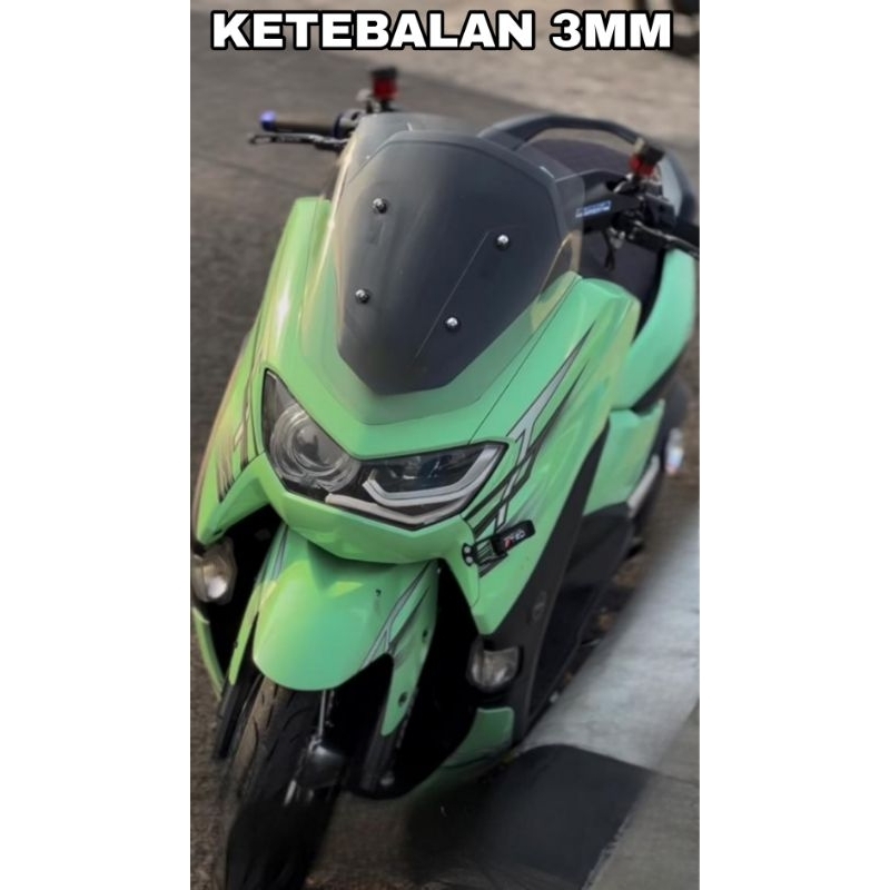 visor nmax new (TEBAL 3MM) - visor nmax new standar 2020/2021 - windshield nmax new standar (BARANG 