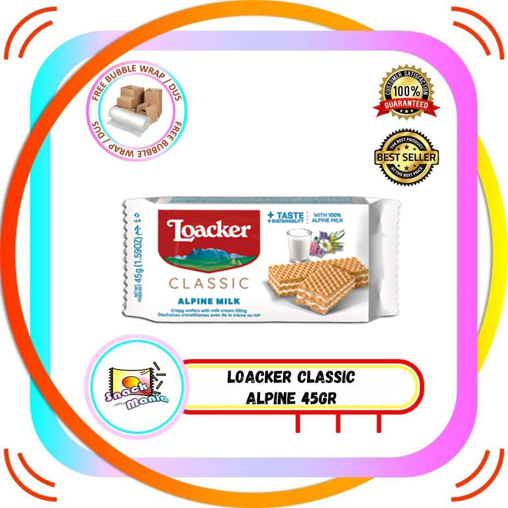 

Loacker Classic Wafer Alpine Milk Krim Susu 45 gr