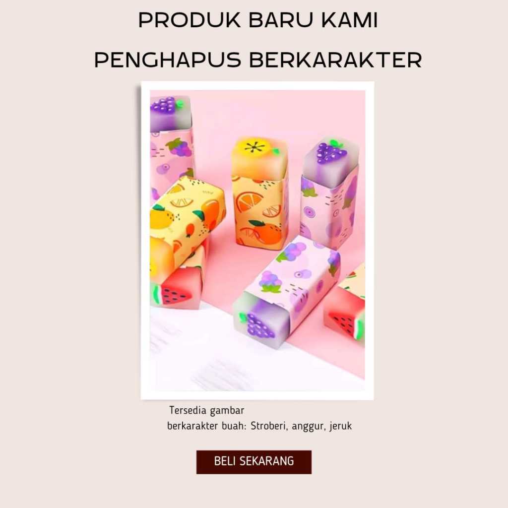

penghapus berkarakter