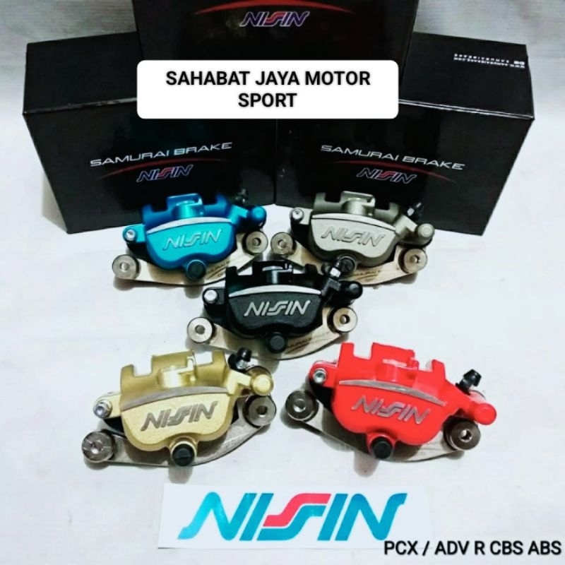 Kaliper Belakang Nissin Samurai 2 Piston PCX 150 PCX 160 ADV 150 ADV 160