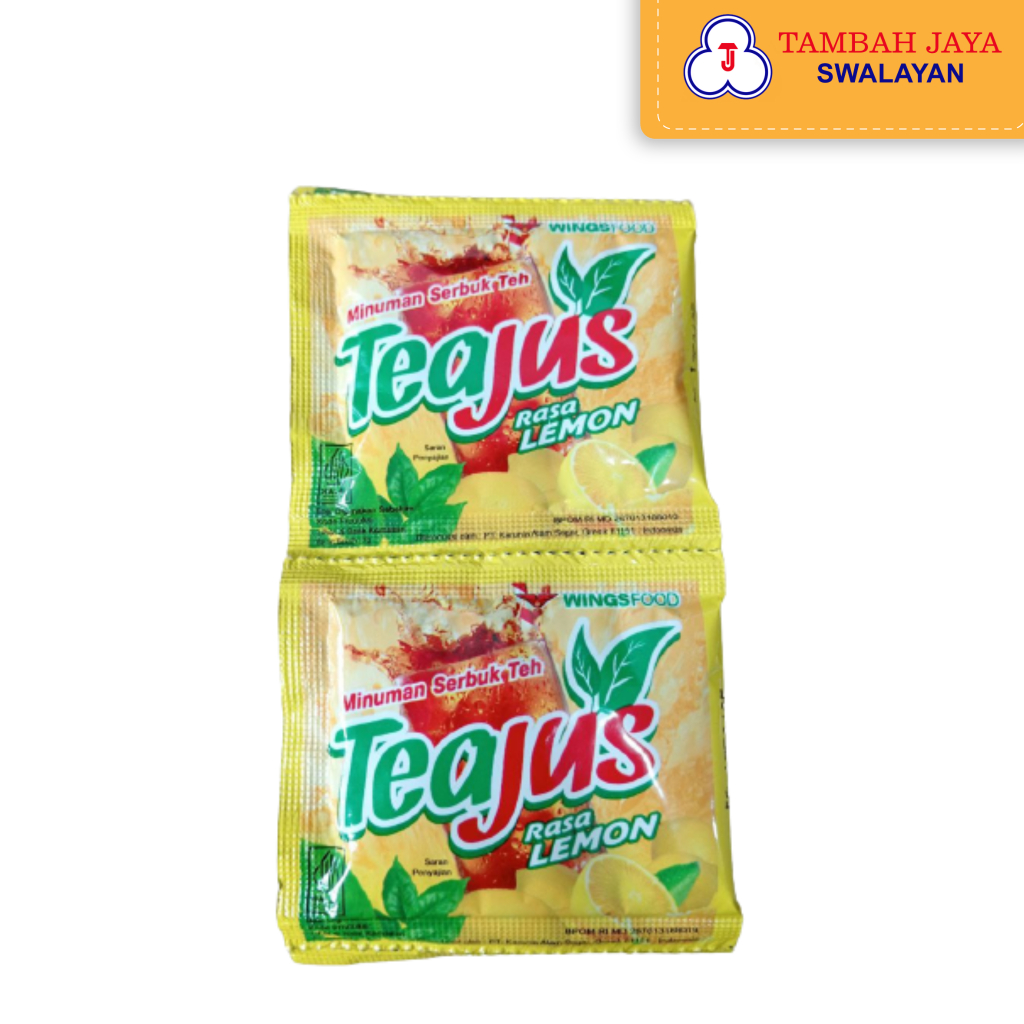 

Teajus Rasa Lemon 1 Renceng isi 10 sachet