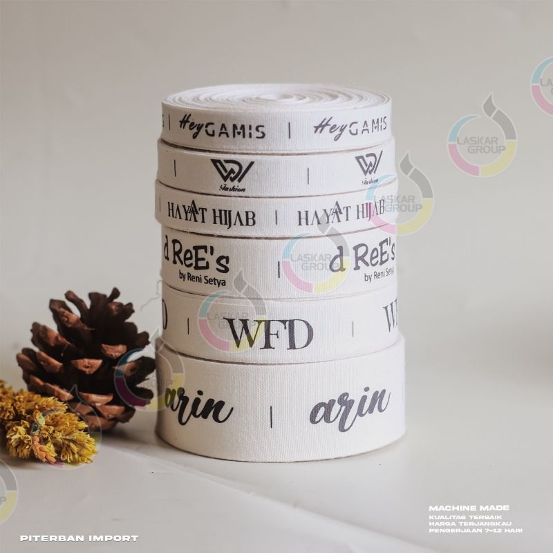 

15 label piterban import/label hijab/label gamis