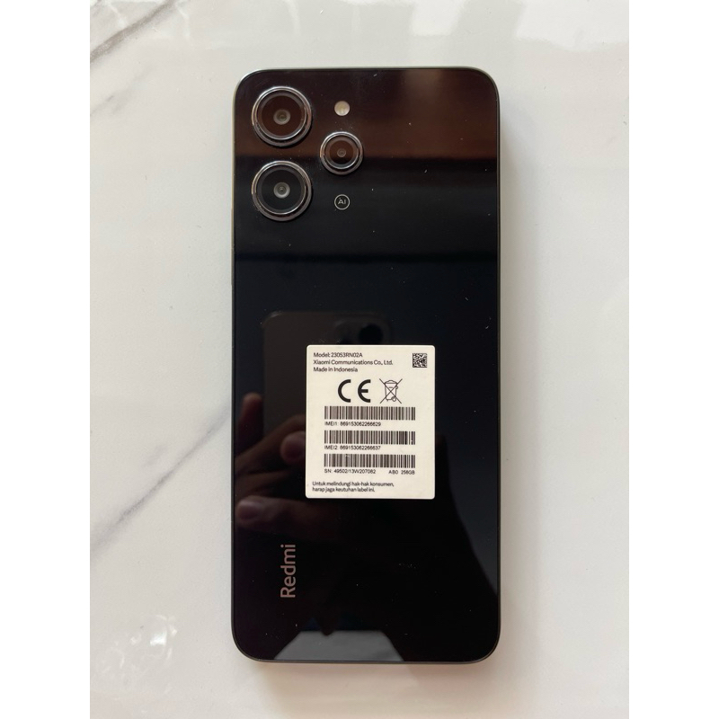 Redmi 12 original tam [Ram 8+256gb] second berkualitas