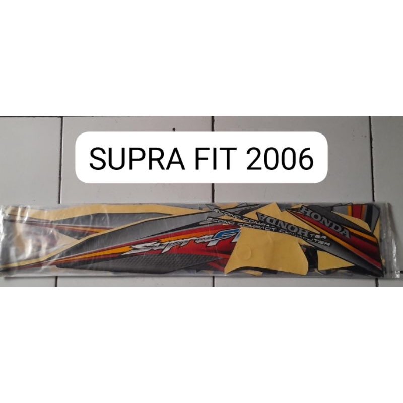 striping Supra fit 2006 ori stiker Honda Supra fit New full body