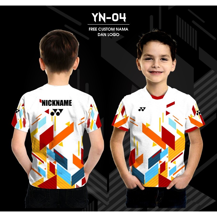 Jersey badminton kaos yonex baju bulutangkis anak