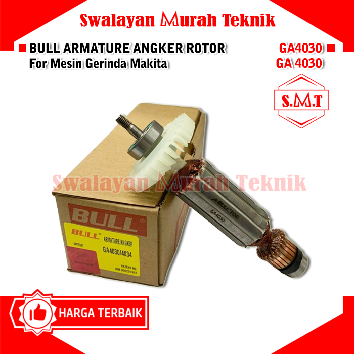 BULL GA4030 Armature Armatur Angker Rotor Mesin Gerinda Makita GA 4030