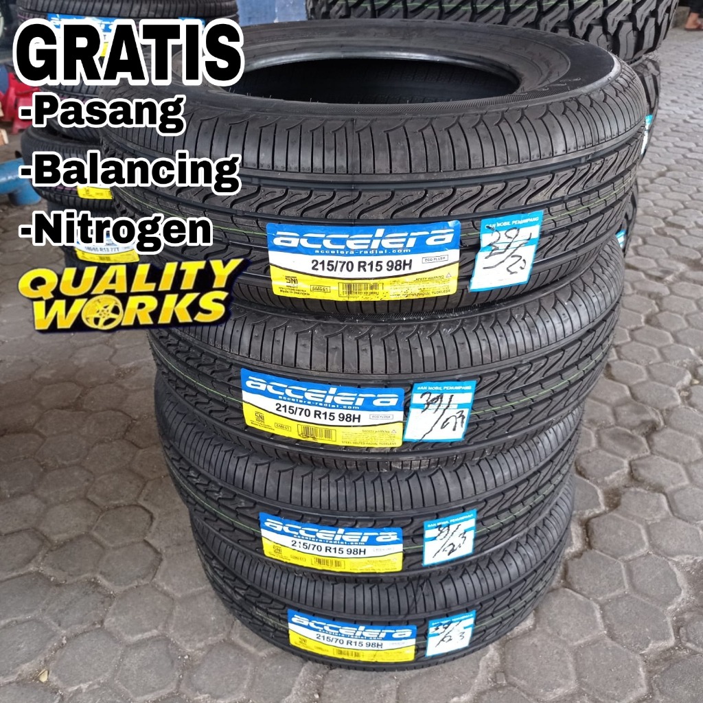 Ban mobil tapak lebar ring 15 Ukuran 215 70 R15 Accelera Eco Plush - Toko Ban mobil surabaya