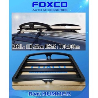 PAKET RAK BAGASI MOBIL PLASTIK HUMMER KAKI RAK ALL NEW RUSH FORTUNER PAJERO PLATINUM