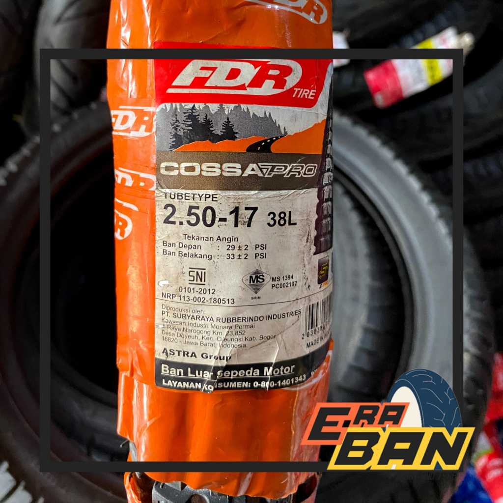 BAN LUAR FDR COSSA PRO 250 RING 17 TUBETYPE