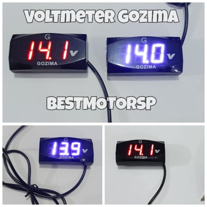 Voltmeter digital Gozima Voltmeter motor Universal