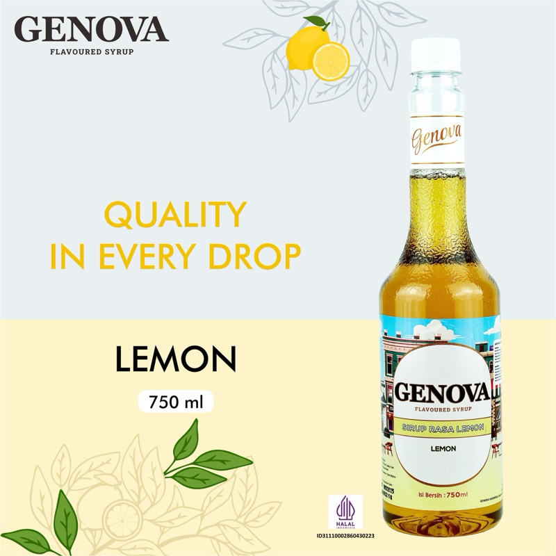 

Genova Lemon Syrup 750ml