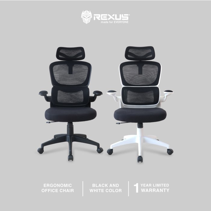 Rexus Ergonomic Office Chair Kursi Kantor Nc-2 / Nc2 - Nc-2 / NC2 V2 ERGONOMC