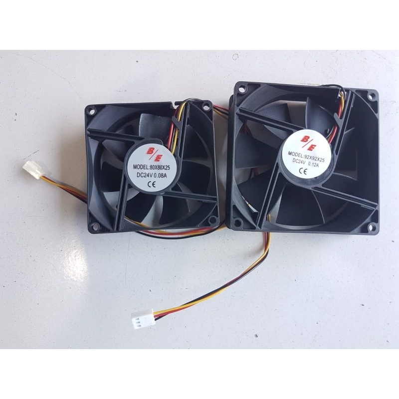 Kipas dc 24v 8cm 9cm / Fan dc 24v 8x8 9x9