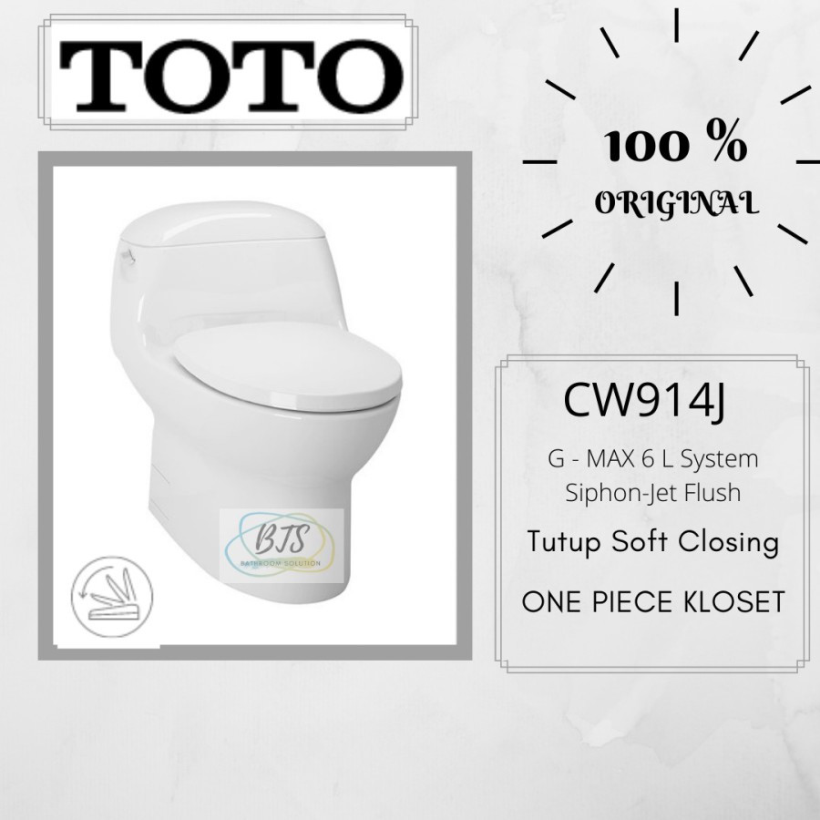 CLOSET DUDUK TOTO CW914J / CW914 J/ CW 914 J