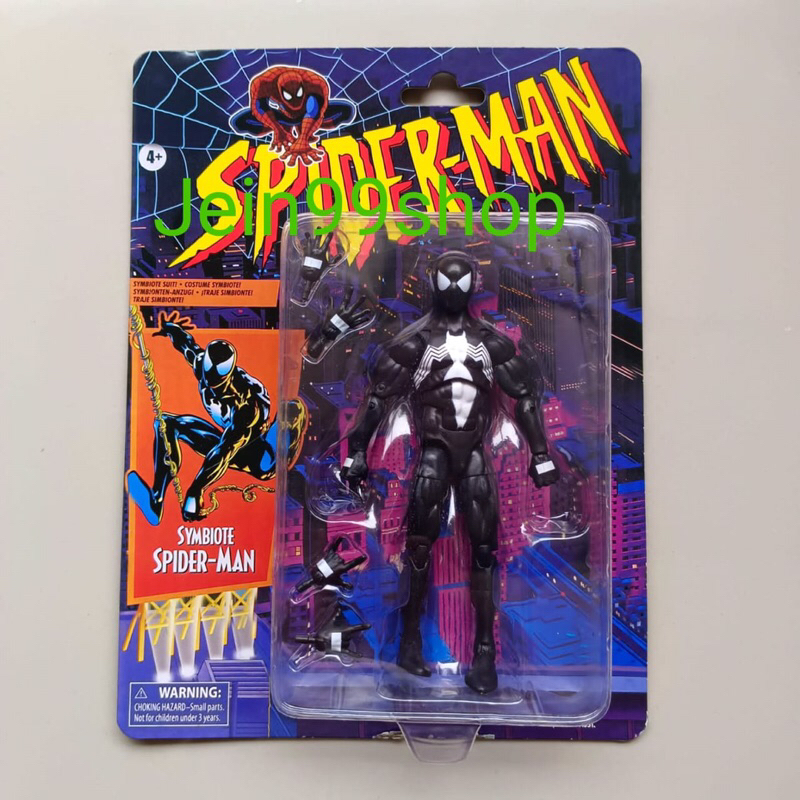 spiderman symbiote marvel comics Marvel Legends recast new misb