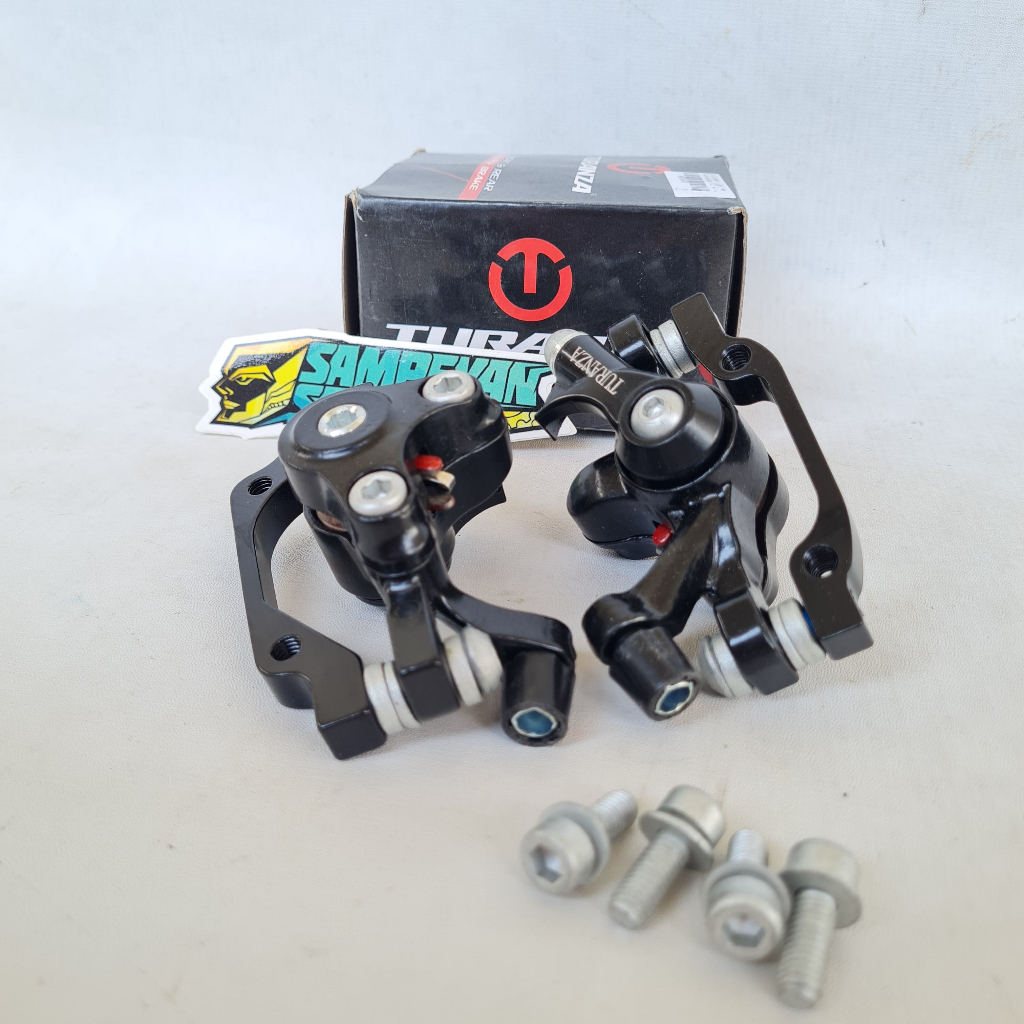 Kaliper Set Turanza kepala rem cakram Disk brake Sepeda Mtb Federal BMX Lipat