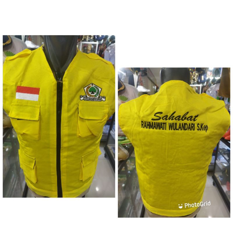 Rompi partai golkar#rompi caleg golkar