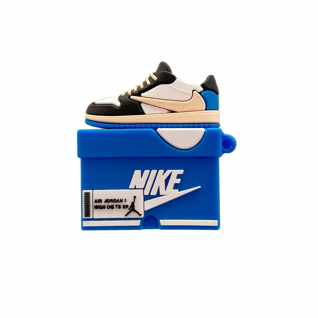 Vabeur - Case Airpods 1/2/3/Pro Motif Karakter 3D Sepatu Air Jordan - Soft Case Lucu Premium