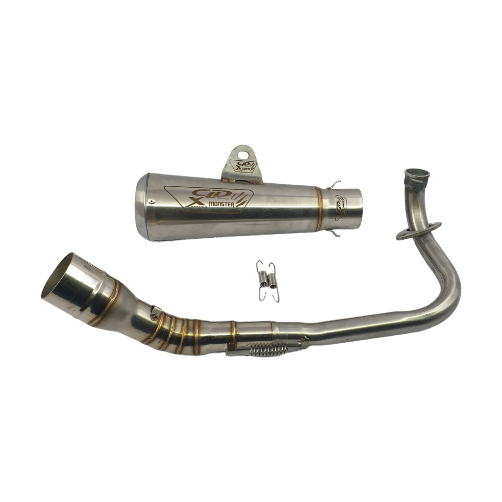 KNALPOT CLD RACING TYPE MONSTER X-SERIES BEAT/FI,MIO/NOUVO,MIO-J/Z/125 - Utama Knalpot Purbalingga