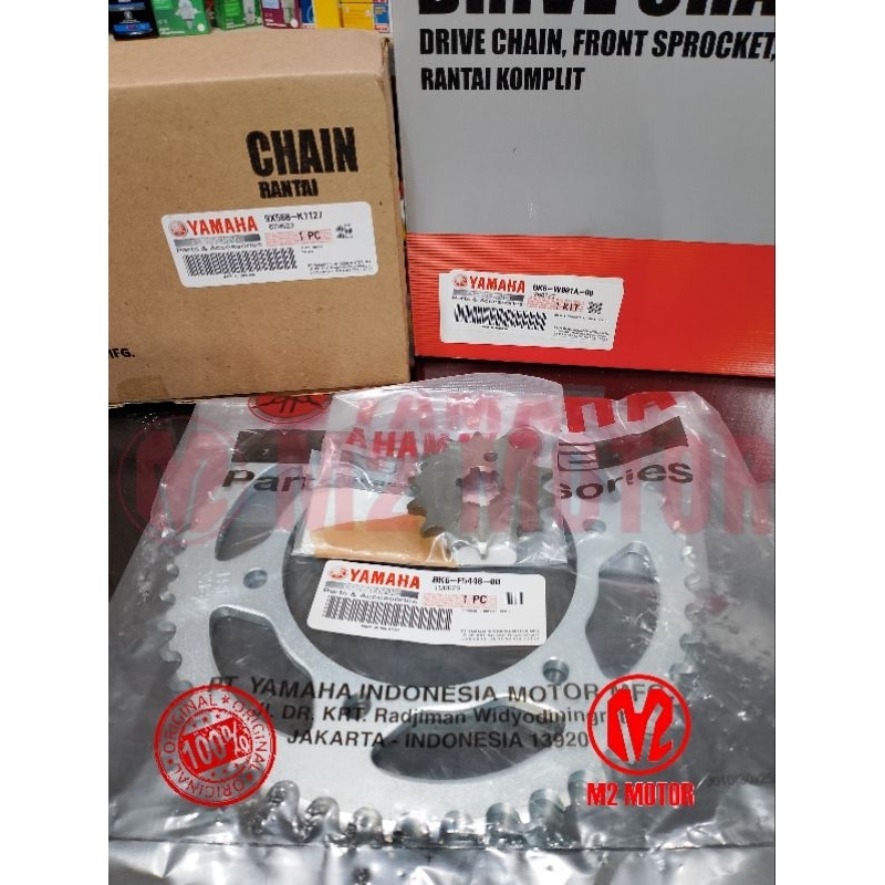 GEAR SET R15 2017 BK6-W001A-00 ORIGINAL YAMAHA