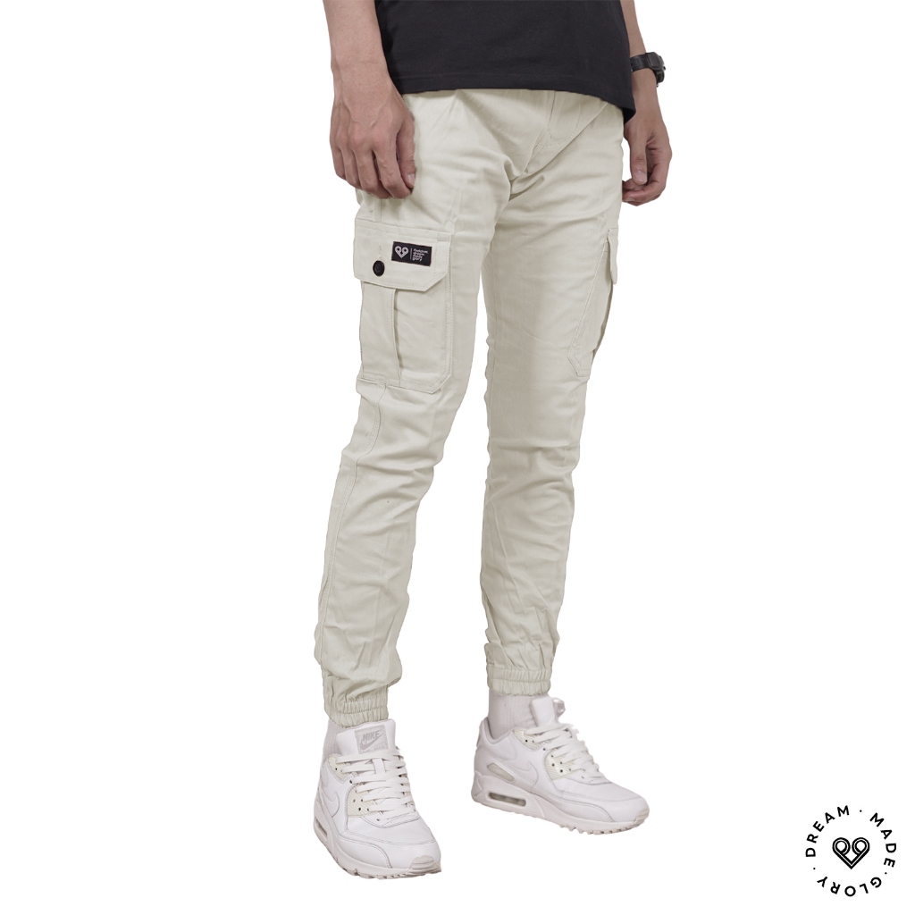 Jogger Cargo - Tora - Ivory by Feel Denim