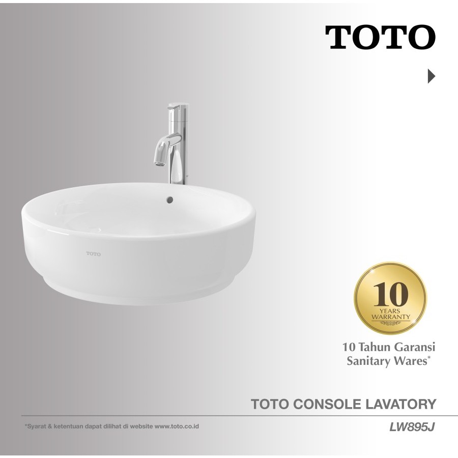 TOTO Omni+ Console Lavatory LW895J | Wastafel