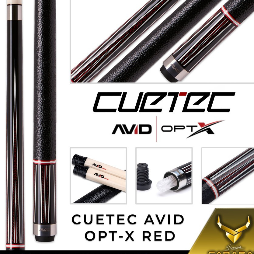 Cuetec Avid Cue OPT-X Red