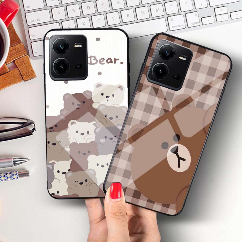 Case Kaca Vivo V25E - Kesing Hp Vivo V25E  - Case Kaca Kilau Vivo V25E- Case Vivo V25E (GC170)