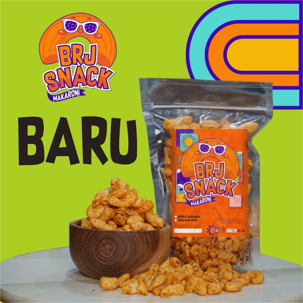 

MAKARONI BRJ SNACK CEMILAN ENAK CEMILAN MURAH