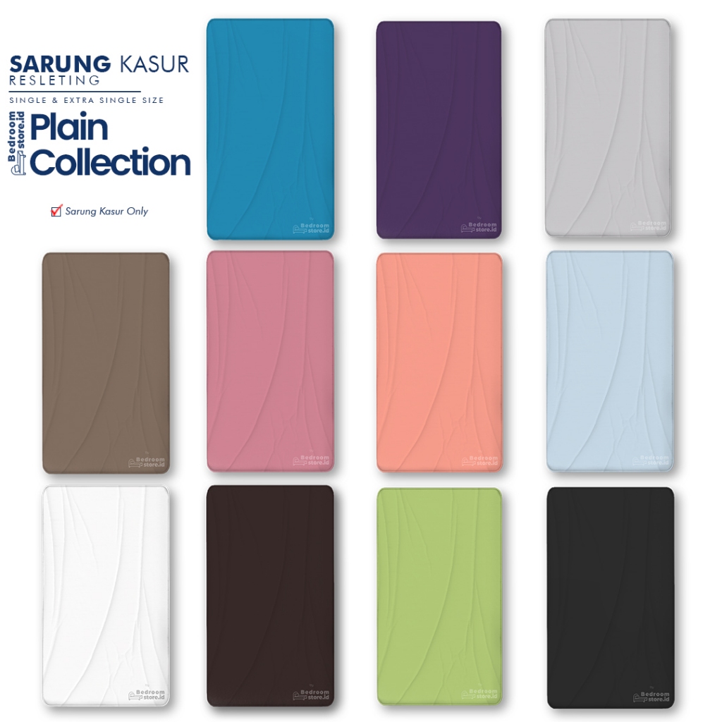 Sarung kasur Resleting 90x200x20/25/30 Terlaris
