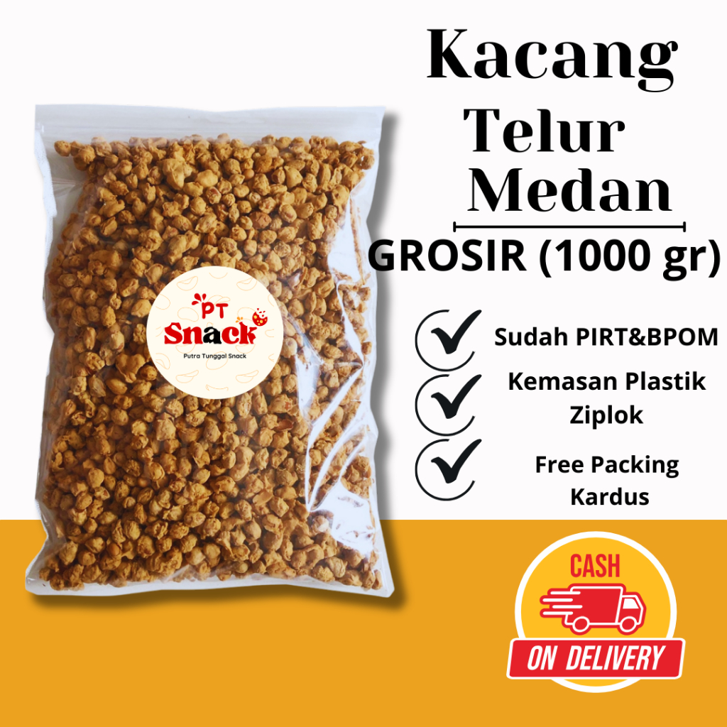 

[ PT SNACK ] Kacang telor medan kriwil aneka cemilan kacang