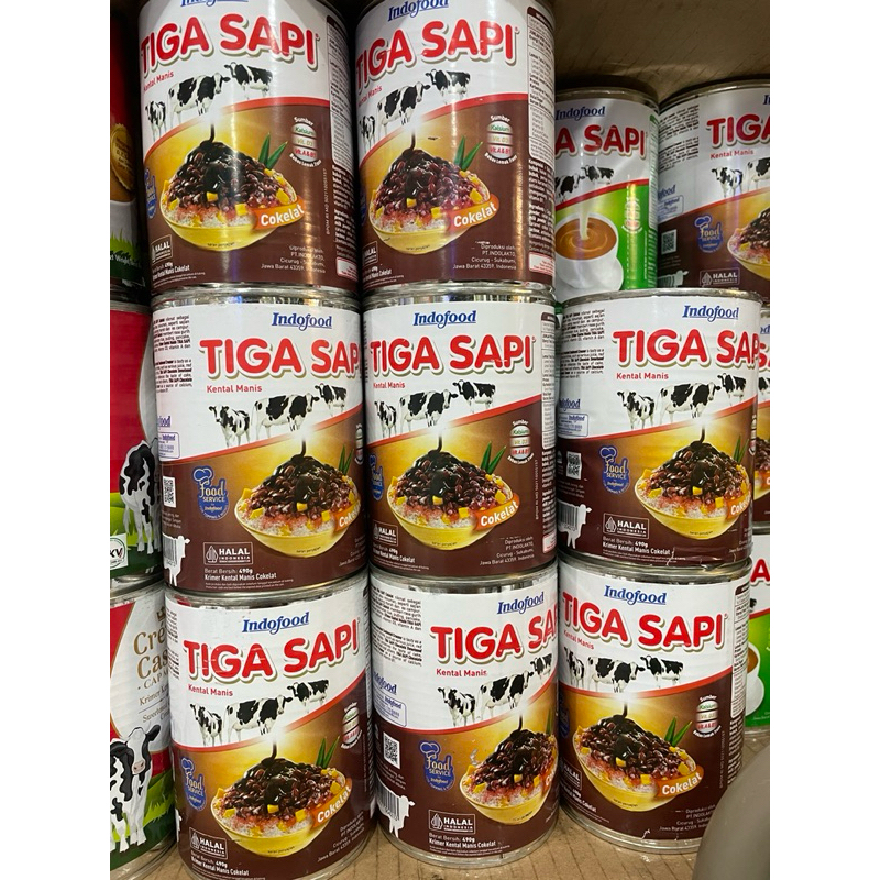 

[INDOFOOD] Susu Tiga Sapi Coklat 490gr