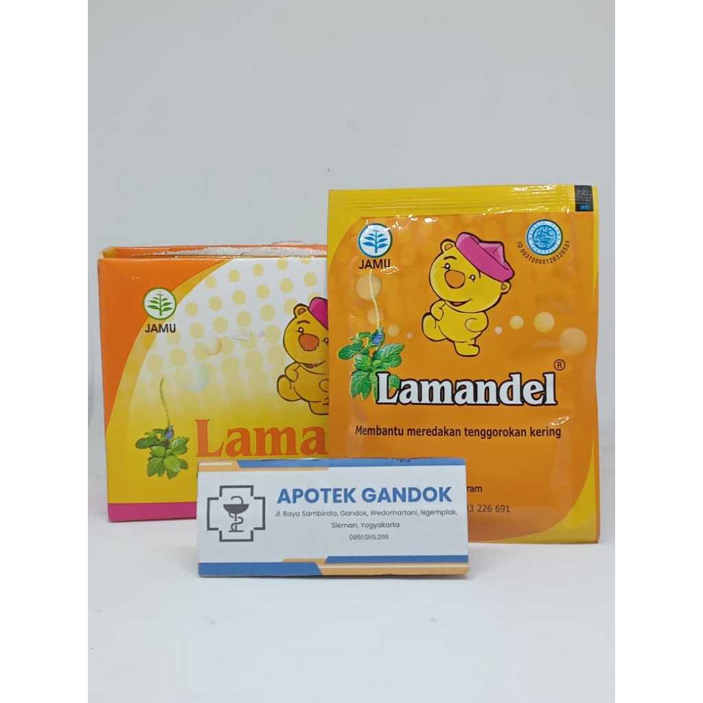 Lamandel serbuk obat sakit tenggorokan untuk anak anak
