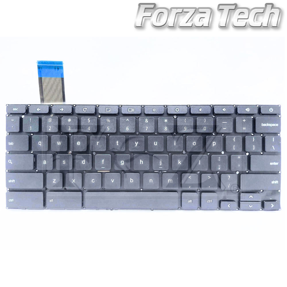 NEW Keyboard Laptop Asus Chromebook C201 C201P C201PA C202 C202S C202SA black BERGARANSI