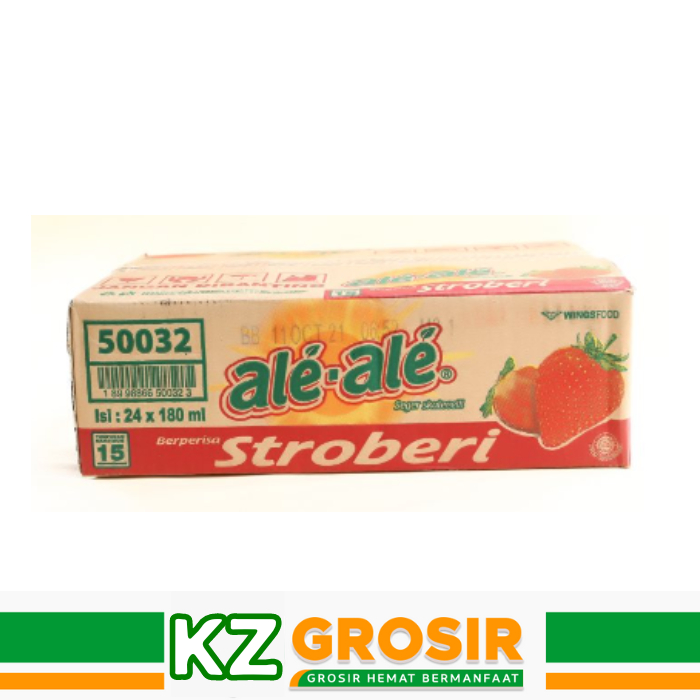 

Ale Ale Strawberry 200ml (1 Dus isi 24 Cup)