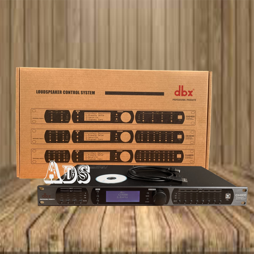 SPEAKER MANAGEMENT DBX CX4800 4 INPUT 8 OUTPUT CX 4800