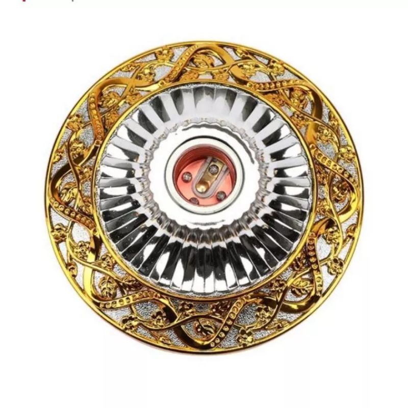 Fittingan Lampu Pvc Ornamen Dudukan Lampu Plafon Pvc Gypsum