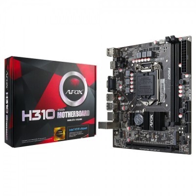 MOTHERBOARD AFOX IH310 / H310 INTEL Socket 1151