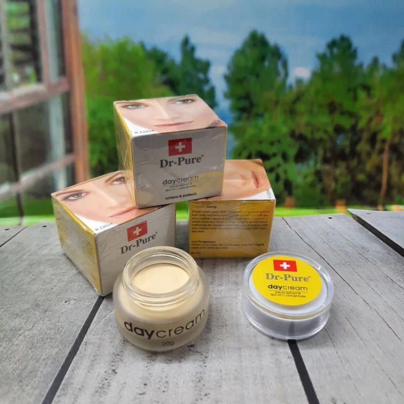 cream dr pure siang/malam original bpom