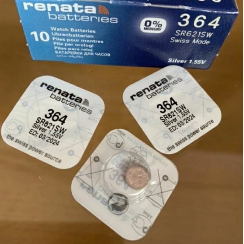 Baterai batre 364 SR621SW Batre Renata SR621SW Original