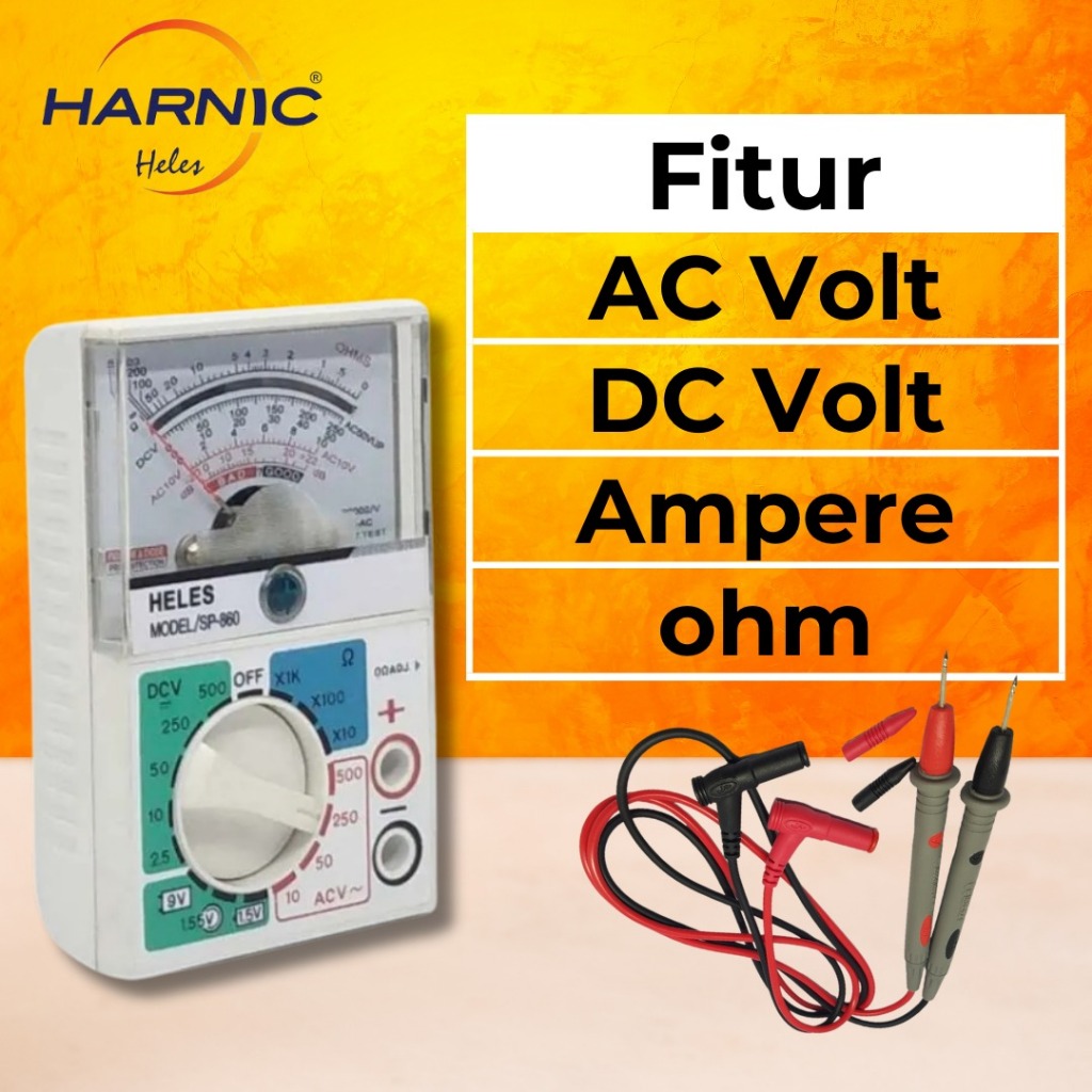 Multitester Heles SP860 Multimeter Analog Heles SP-860