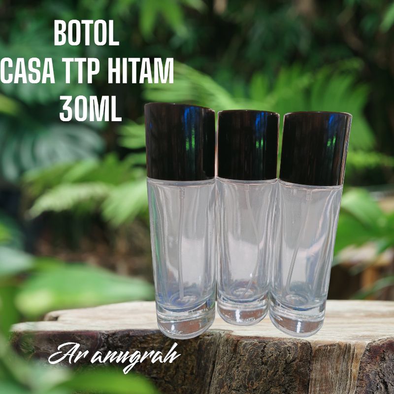BOTOL PARFUM 30ML CASA TTP HITAM 1BOTOL