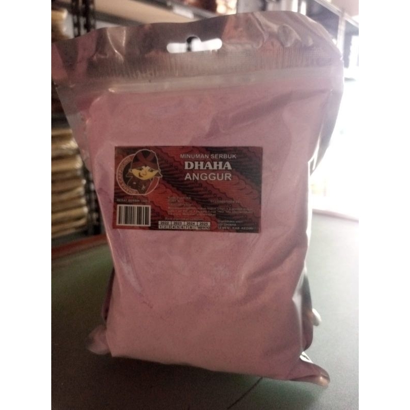 

Serbuk minuman DHAHA anggur
