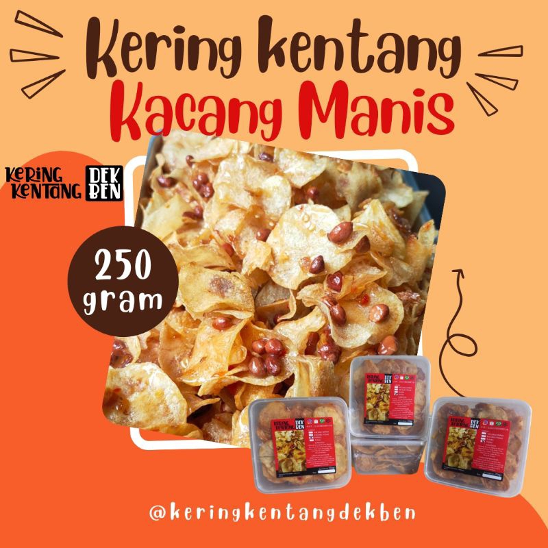 

[ Halal ] 250gr Kering kentang KACANG MANIS