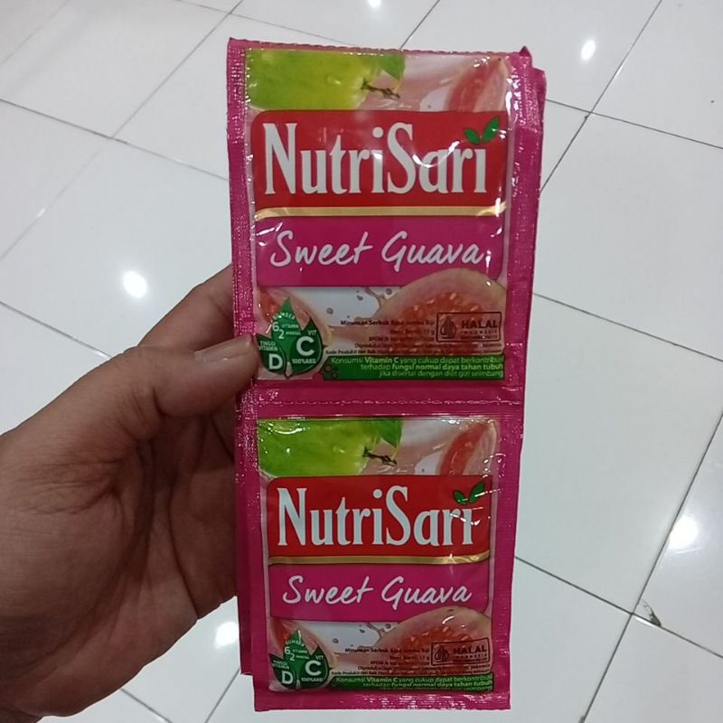 

Mahbubah - NutriSari 14 g @ 10 pcs Rasa Sweet Guava Sachet