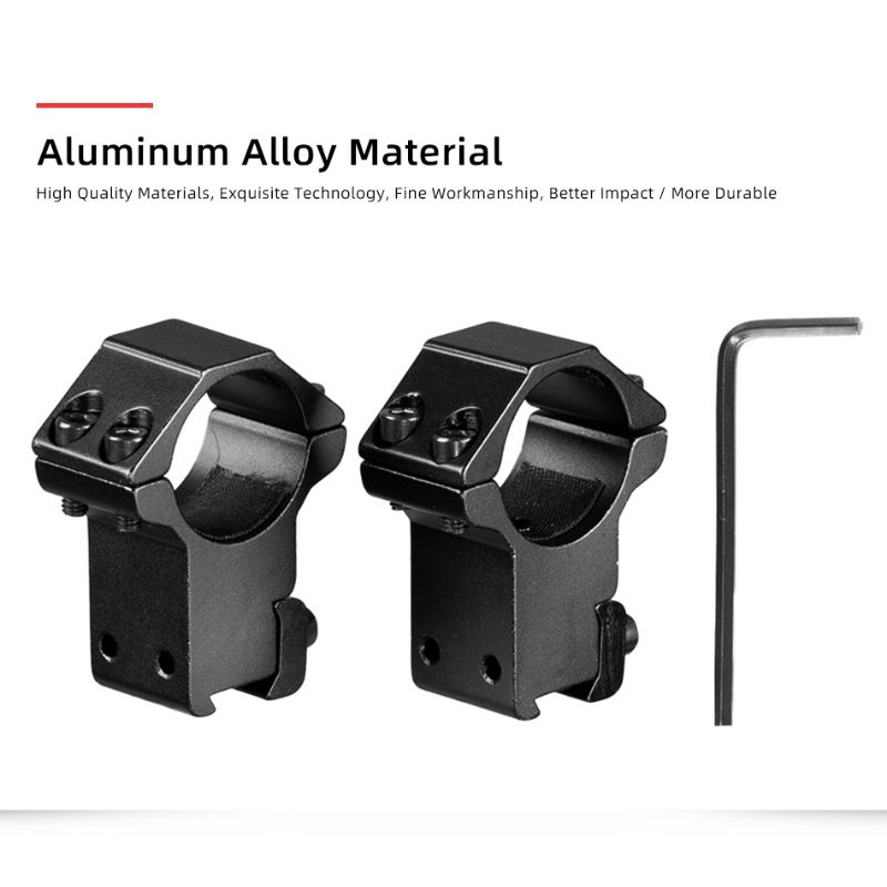 Mounting OD 25 mm Rail 11 mm - Mount Scope