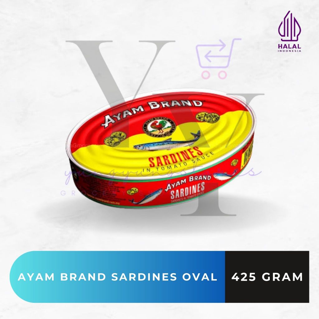 

Ayam Brand Sarden Saus Tomat Oval 425 gram